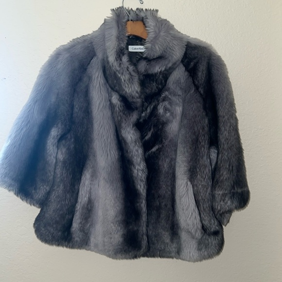 Calvin Klein Jackets & Blazers - Faux fur